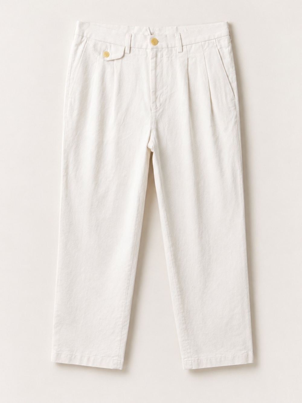 La Paz Canvas Cotton Trousers White Mens Size S‎